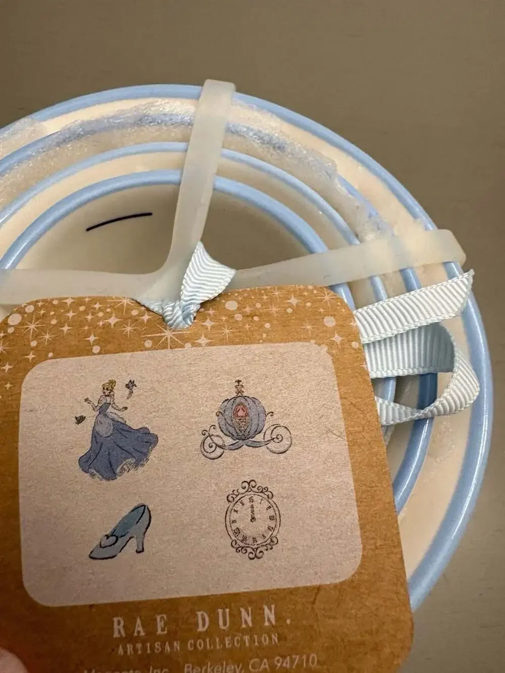 Rae Dunn Disney Princess Cinderella Ceramic Measuring Cups